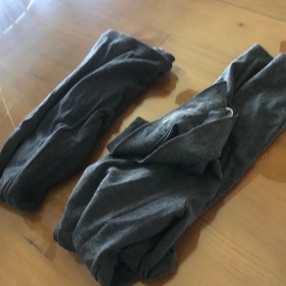 Two pairs of M gray leggings